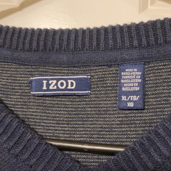 Izod Blue Sweater -szXL - Picture 3 of 5